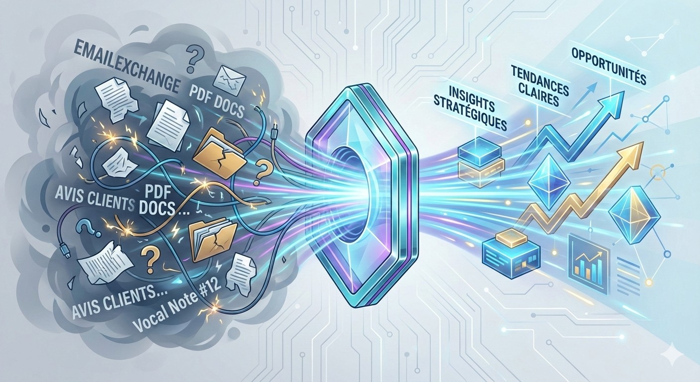 Données non structurées: passer de la gestion de l'information à la valorisation de la connaissance